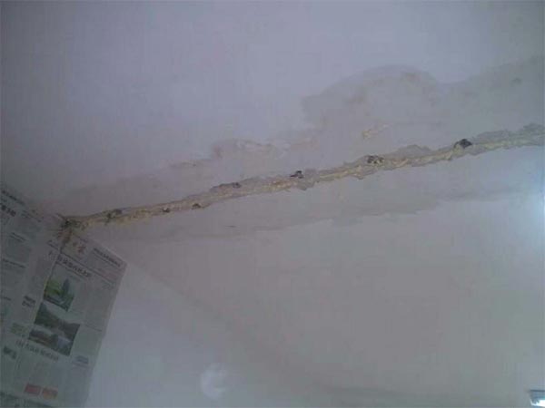 地下室頂板漏水，注漿防水施工