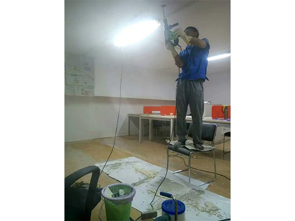 地下室頂板漏水，注漿防水施工